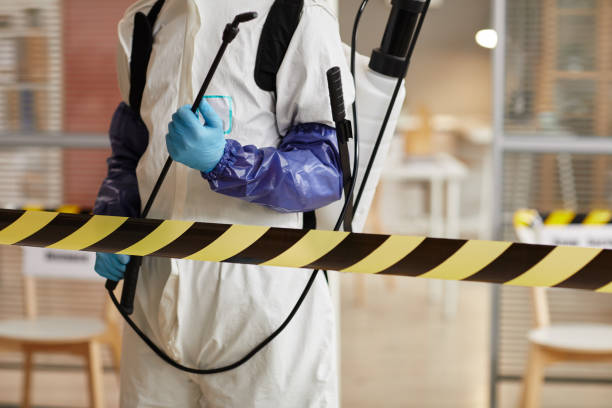 Professional Hoarding Cleanup technician working in Linden, NJ